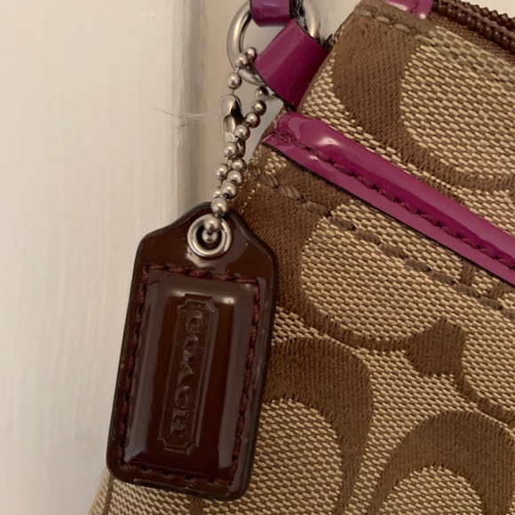 Coach wristlet with pink accents - Picture 3 of 5